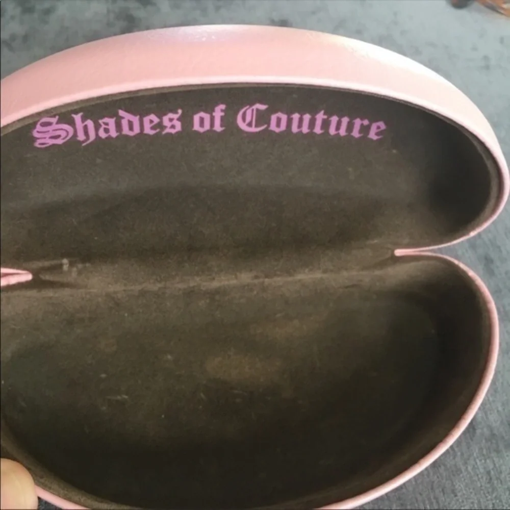 Juicy Couture Pink Sunglasses Case Y2K Vintage